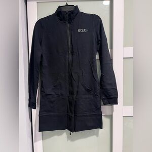 Y2K BCBGmaxazria long sweatshirt with rhinestones size small